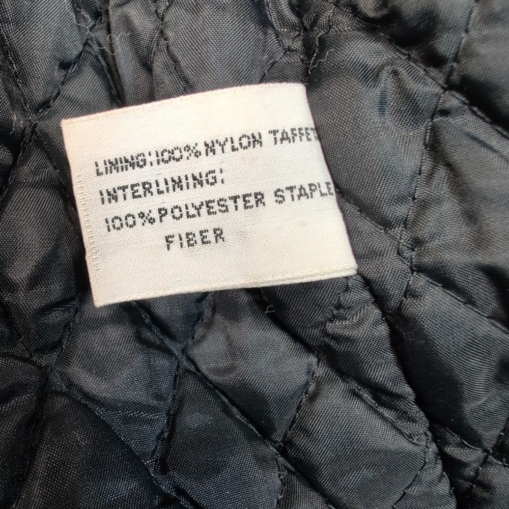 Vintage Yamaha Jacket Mens 38 Black Leather Softshell Moto Elbow Padded Zip Up - Picture 8 of 16